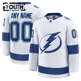 Tampa Bay Lightning Dresy Personalizované Fanatics Premium 2024-25 Bílý Venkovní - Dětské